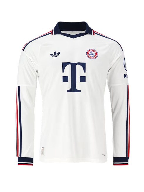 Muži Futbalové oblečenie Bayern Munich 2026-27 Dlhy Rukáv - Preč Muži Futbalové oblečenie Bayern Munich 2026-27 Dlhy Rukáv - Preč
